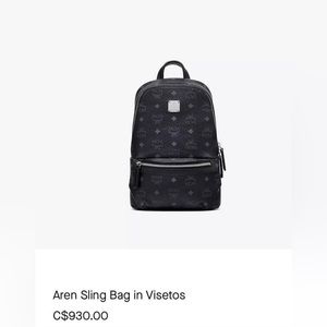 Authentic MCM sling cross bag